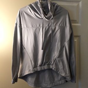 Fabletics lightweight grey running sweatshirt